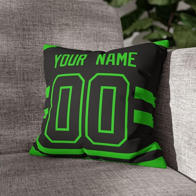 ANTKING Dallas Throw Pillow Personalized Custom Any Name and Number for Men Women Boy Gifts
