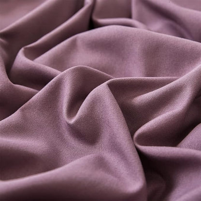Cottonight Purple Comforter Set Queen Pale Mauve Bedding Comforter Set Full Solid Modern Dusty Lilac Purple Blanket Quilts Breathable 3 Piece Purple Comforter Set for Women Adults