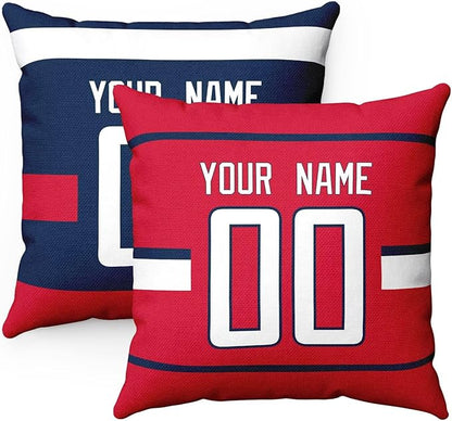 ANTKING Washington Throw Pillow Personalized Custom Any Name and Number for Men Women Boy Gifts