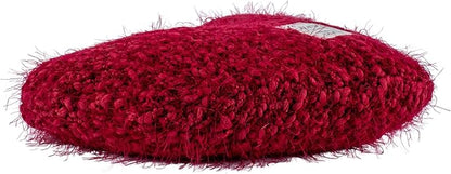 DEMDACO Giving Heart Cranberry Red 10 x 11 Cotton Weighted Plush Decorative Throw Pillow