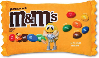 iscream M&M's Peanut Package 16" x 8.5" Pillow Set with Mini M&M's Candy Pillows