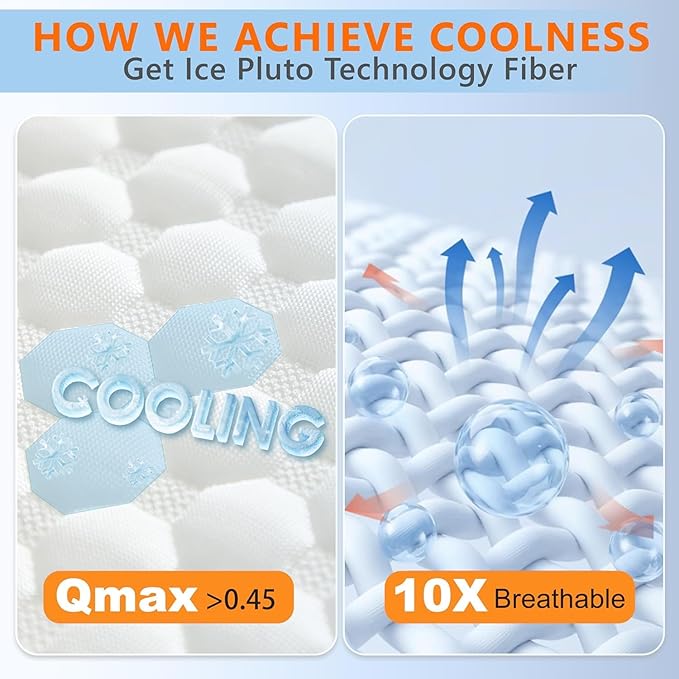 Cooling Memory Foam Pillows Firm and Soft, Standard Size 1 Pack, Original Adjustable Pillows for Side, Back or Stomach Sleepers with Removable Washable Cover