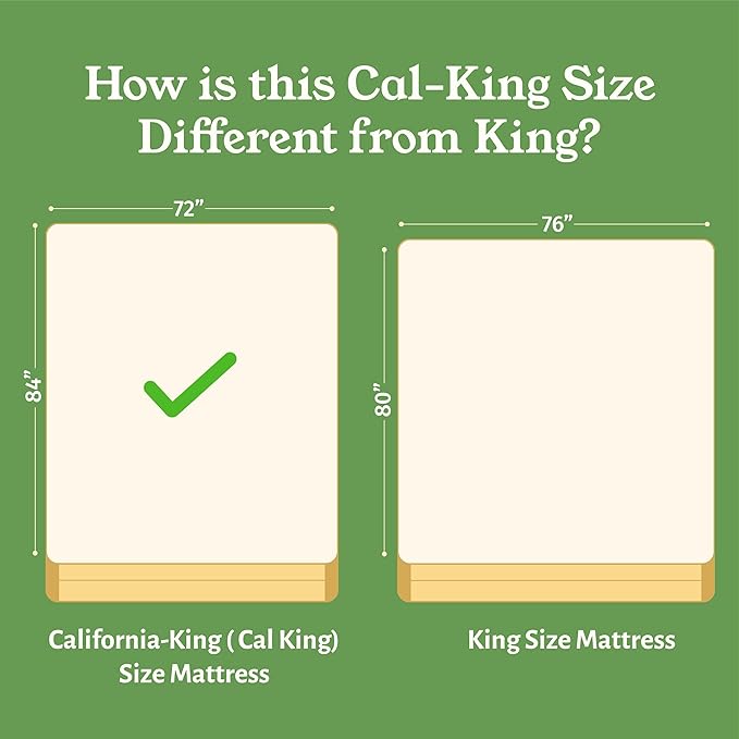 California Design Den Cal King Sheet Set - Soft 100% Organic Cotton Percale Sheets with Deep Pockets, Crisp, Breathable and Durable Bedding Set - True Ivory