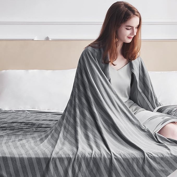 Guohaoi Cooling Blankets for Hot Sleepers,Arc-Chill Q-Max >0.5 Cool Fiber,100% Oeko-Tex Certified,Twin Full Size Lightweight Summer Cool Blanket for Travel/Outdoor Ultra Cold Breathable,60''x90''