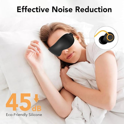 Light Blocking Sleep Mask with Adjustable Strap, 3D Eye Mask for Sleeping, Side Sleeper Friendly for Men & Women, Zero Eye Pressure Blindfold for Travel, Nap
