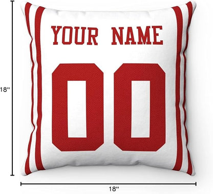 ANTKING Throw Pillow San Francisco Custom Any Name and Number for Men Women Boy Gift