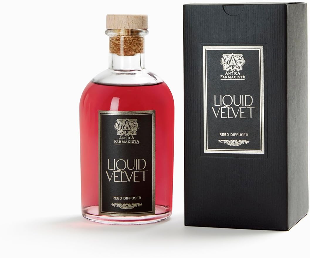 Antica Farmacista Home Ambiance Diffuser - Long-Lasting Reed Scent Diffuser - Luxury Room Freshener Gift - Liquid Velvet, 8.45 fl oz