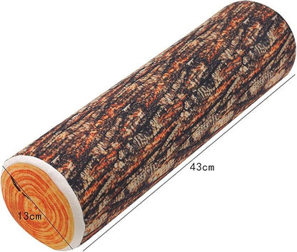 Natural Wood Design Tree Trunk Log Cushion Soft Chair Cushion Pillows Gift Home Sofa Cushion (style1)