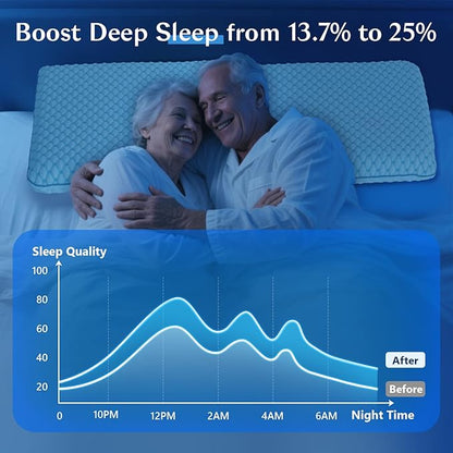 Flat Pillows for Sleeping Thin Memory Foam Pillows for Stomach and Back Sleepers, Cooling Gel Stomach Sleeping Pillow for Hot Sleepers, Low Memory Foam Pillow for Back Sleeper 2 Pack 2.25-Inches