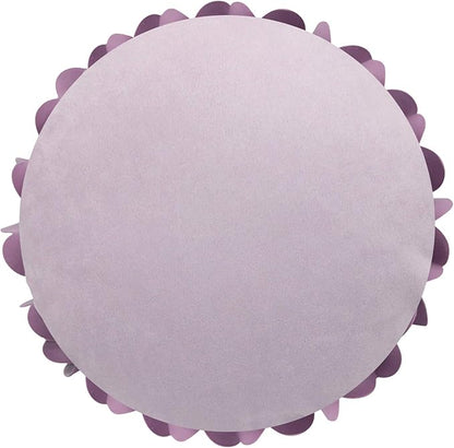 Contempo Lifestyles Flower Pillow – Decorative Pillow 3D Round Throw Pillows for Home Décor – Handmade Sweetheart Flower Pillow for Bed & Couch-Sunflower Pillow - 16 Inch Lilac