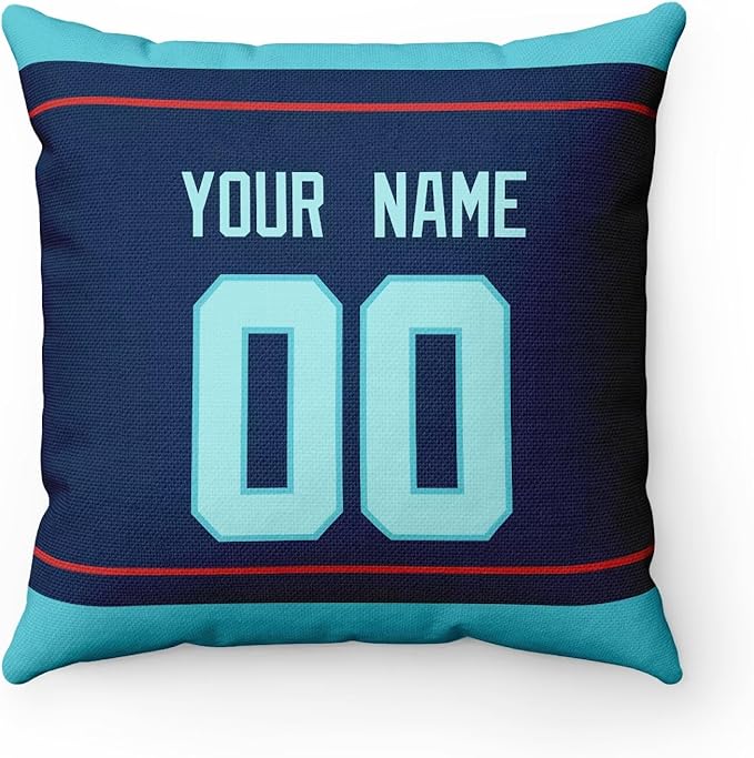 ANTKING Throw Pillow 2 Packs Personalized Custom Any Name Number for Men Women Boy Gifts