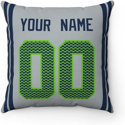ANTKING Throw Pillow Seattle Custom Any Name and Number for Men Women Boy Gift