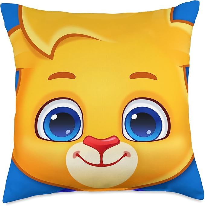 Lucas Brings Smiles to Kids | Official Lucas & Friends Throw Pillow