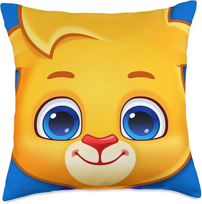 Lucas Brings Smiles to Kids | Official Lucas & Friends Throw Pillow