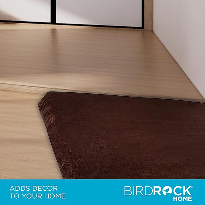 BIRDROCK HOME Memory 3" Memory Dog Bed | Ultra Soft Plush Pet Bed | Pet Mat (40 x 26, Brown)