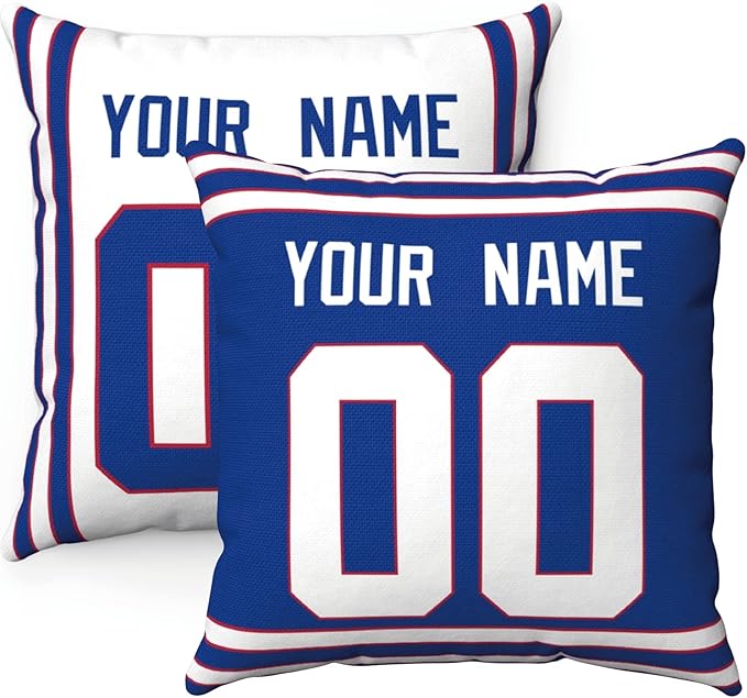 ANTKING Throw Pillow 2 Packs Custom Any Name and Number for Men Women Boy Gift