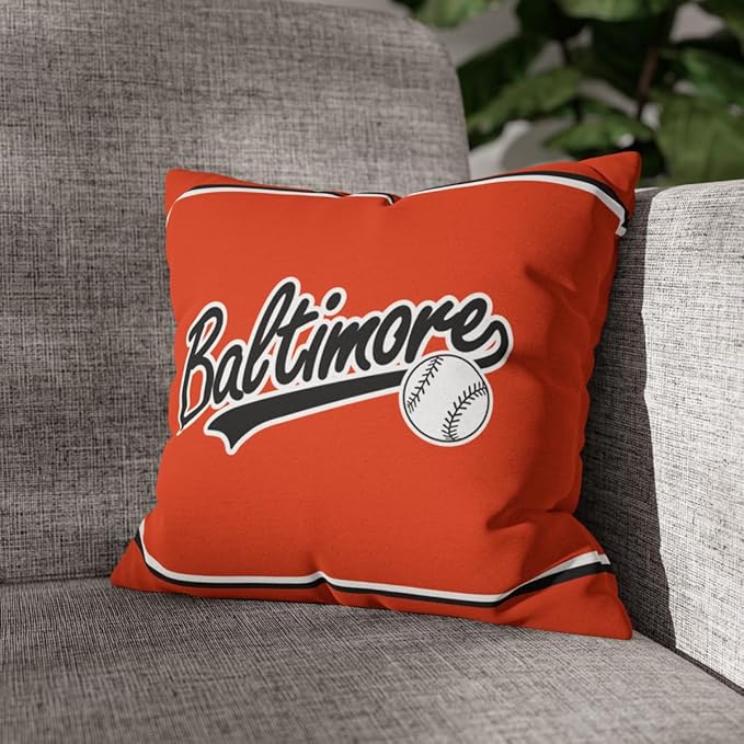 ANTKING Baltimore Throw Pillow Custom Name and Number for Men Women Boy Personalized Gift