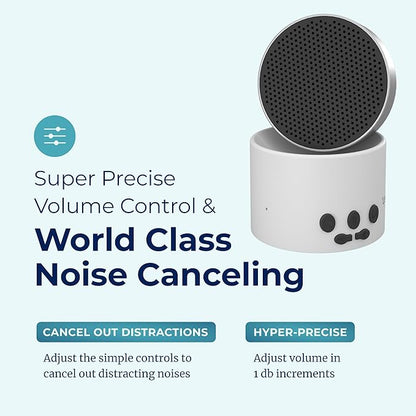 Adaptive Sound Technologies LectroFan Micro 2 - Portable Bluetooth Speaker & White Noise Machine - Compact Sound Machine for Travel - 11 Non-Looping Sounds for Sleep Support - White