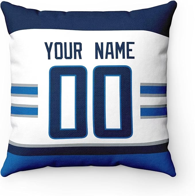 ANTKING Winnipeg Throw Pillow Personalized Custom Any Name and Number for Men Women Boy Gifts
