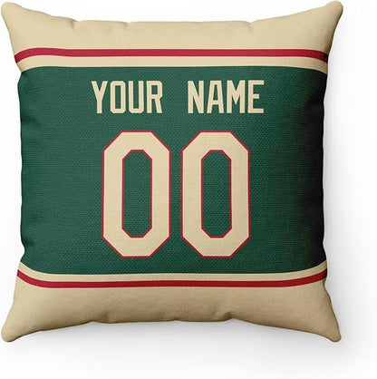 ANTKING Minnesota Throw Pillow Personalized Custom Any Name and Number for Men Women Boy Gifts