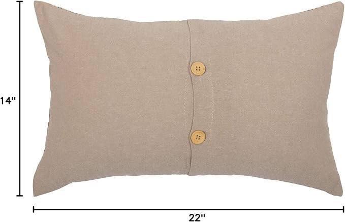 VHC Brands Sawyer Mill™ 'Family' Pillow, Charcoal, 14x22
