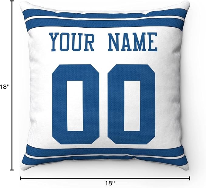 ANTKING Throw Pillow 2 Packs Custom Any Name and Number for Men Women Boy Gift