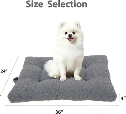 Washable Dog Couch Bed, Pet Sofa with Removable Cushion & Non-Slip Bottom, Orthopedic Plush Furniture for Medium/Large Dogs,Cat & Dog Loveseat.(Dark Grey)