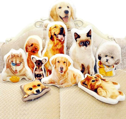 Customized Pillow - Duplex Printing Shape Photo Pillow with Pet, Idol, Face, Personalized Photo Gifts for Birthday/Mother's/Father's/Christmas/Thanksgiving/Valentine's Day (24inches)