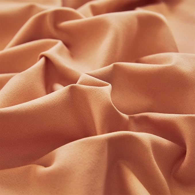 Pureant Peach Comforter Sets California King Women Grapefruit Color Bedding Comforters Cal King Luxurious Orange Pink Aesthetic Quilts Solid Coral Pink Modern Candy Bed Pure Peachy Pink Bed Blankets