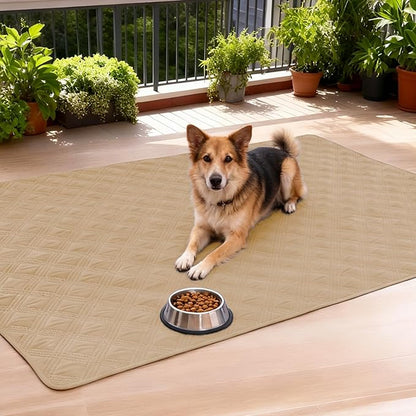 hyha Waterproof Dog Blanket, Reversible Pet Bed Blanket, Soft Sofa Couch Cover for Dogs Washable, Waterproof Pet Couch Covers for Sofa Puppy Cats Furniture Protector(68"x82", Camel/Beige)