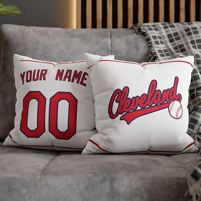 ANTKING Cleveland Throw Pillow Custom Name and Number for Men Women Boy Personalized Gift
