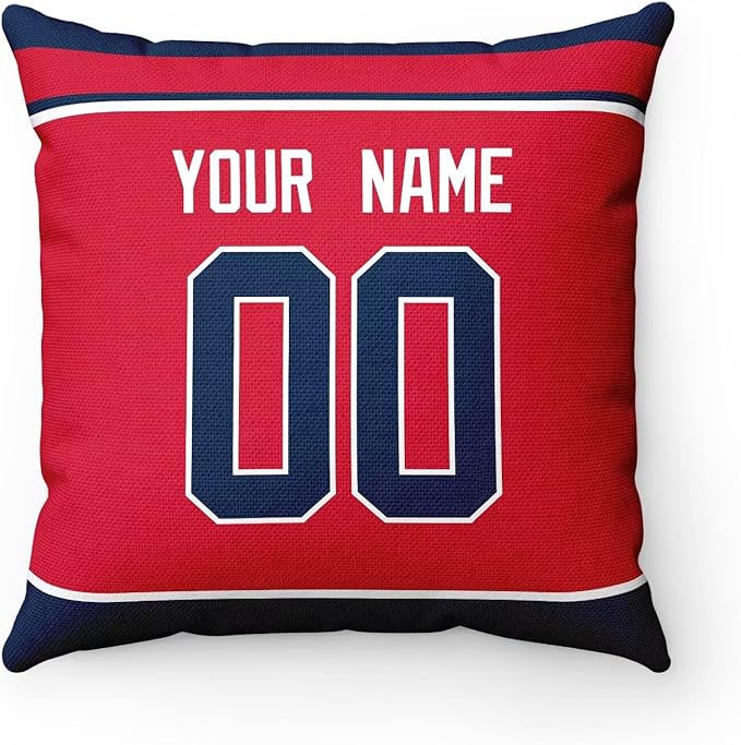 ANTKING Throw Pillow 2 Packs Personalized Custom Any Name Number for Men Women Boy Gifts