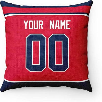 ANTKING Columbus Throw Pillow Personalized Custom Any Name and Number for Men Women Boy Gifts