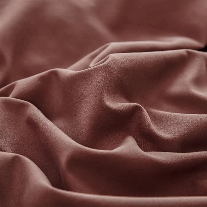 Houseri Brick Red Comforter Set Twin Dark Purple Bedding Girls Boys Kids Classic Deep Color Plum Twin Comforter Sets Vintage Blackish Purple Bedding Quilt Soft Comfy Fluffy Twin Bed Blanket Gift Ideas