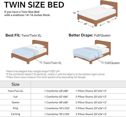 BEDELITE Fleece Twin Comforter Set -Super Soft & Warm Fluffy Rust Orange Bedding, Luxury Fuzzy Heavy Bed Set for Winter with 1 Pillow case