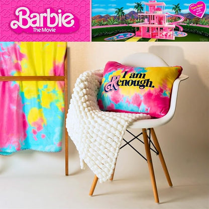 Franco Barbie Movie Luxe Super Soft Plush Sherpa Decorative Pillow 20" Inch (Officially Licensed Product)