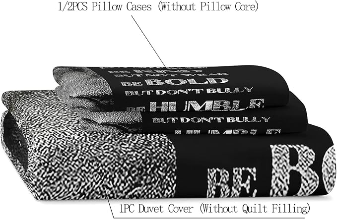 VIVIHOME 3PCS Inspirational Lion Bedding Set, Duvet Cover Full, African Safari Wild Animal Black Bedding, Quilt Comforter Cover, College Apartment Decor, Modern Bedroom Decor for Men, 2 Pillowcases