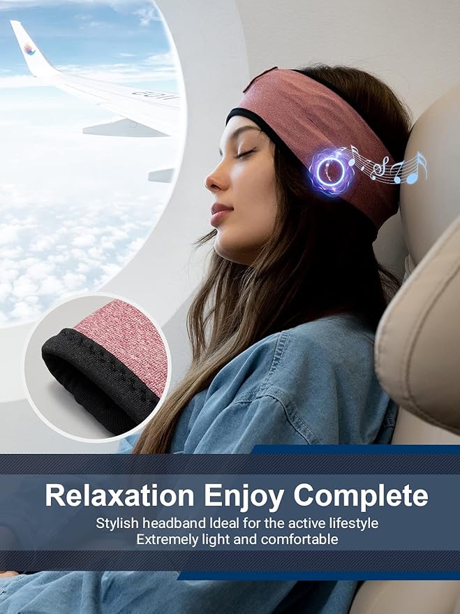Lullaband Bluetooth Headphones - Ultra-Long Play Time Sleeping Headphones, Birthday Father Mother Valentine's Day Gifts for Women Men