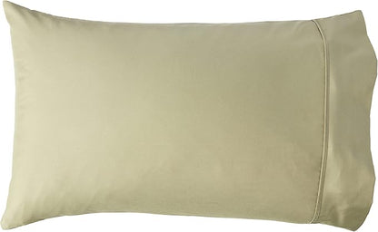 Sweet Home Collection 7 Piece Comforter Set Bag Solid Color All Season Soft Down Alternative Blanket & Luxurious Microfiber Bed Sheets, Sage, Queen