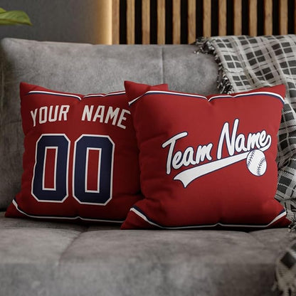 ANTKING W Throw Pillow Custom Name and Number for Men Women Boy Personalized Gift