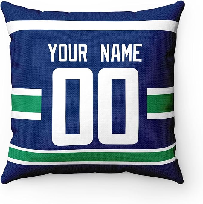 ANTKING Vancouver Throw Pillow Personalized Custom Any Name and Number for Men Women Boy Gifts