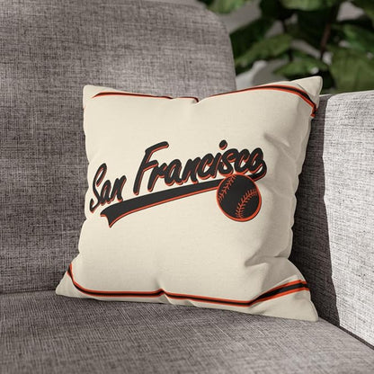 ANTKING San Francisco Throw Pillow 2 Packs Custom Name and Number for Men Women Boy Personalized Gifts