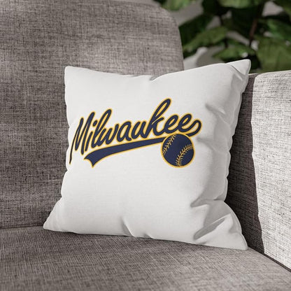 ANTKING Milwaukee Throw Pillow 2 Packs Custom Name and Number for Men Women Boy Personalized Gifts
