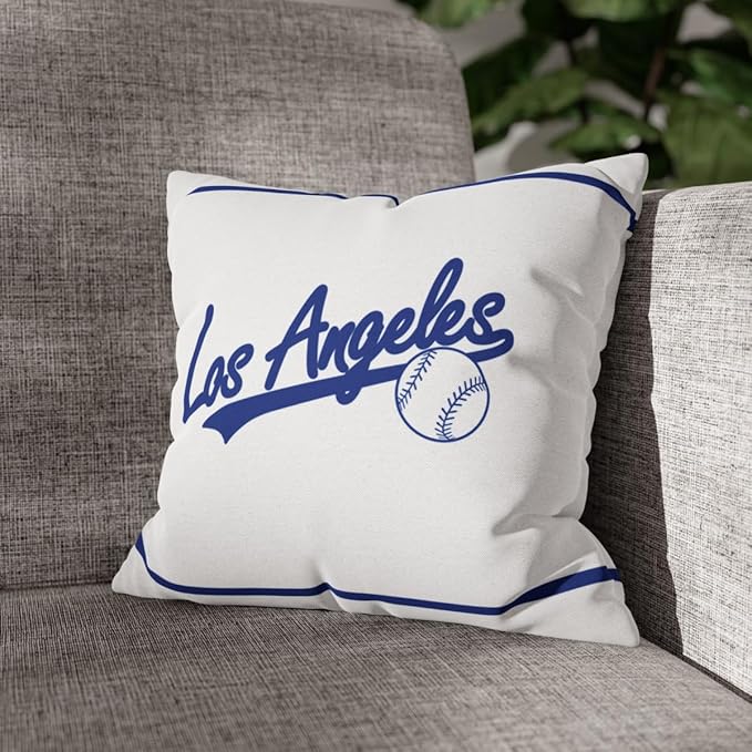 ANTKING Los Angeles Throw Pillow 2 Packs Custom Name and Number for Men Women Boy Personalized Gifts