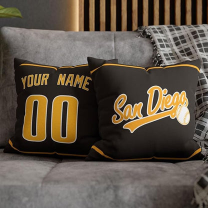 ANTKING San Diego Throw Pillow Custom Name and Number for Men Women Boy Personalized Gift