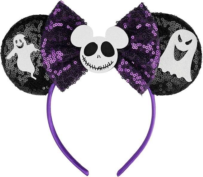 FANYITY Mouse Ears, Sequin Mouse Ears Headband for Boys Girls Women (YL)