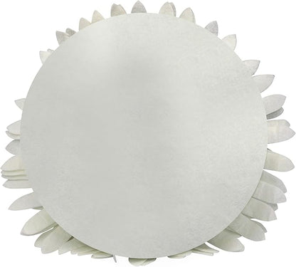 Contempo Lifestyles Design Patented 3D Daisy Flower Decorative Pillow - Couch & Bed Shaped Pillow (18" Flower, 16" With Insert, Ivory/Gold)