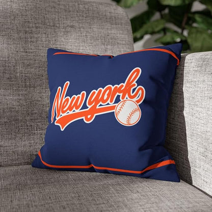ANTKING New York M Throw Pillow 2 Packs Custom Name and Number for Men Women Boy Personalized Gifts