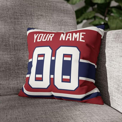 ANTKING Montreal Throw Pillow Personalized Custom Any Name and Number for Men Women Boy Gifts