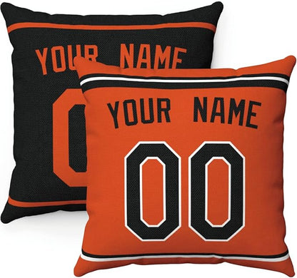 Throw Pillow Baltimore Personalized Custom Any Name and Number for Men Women Boy Gift